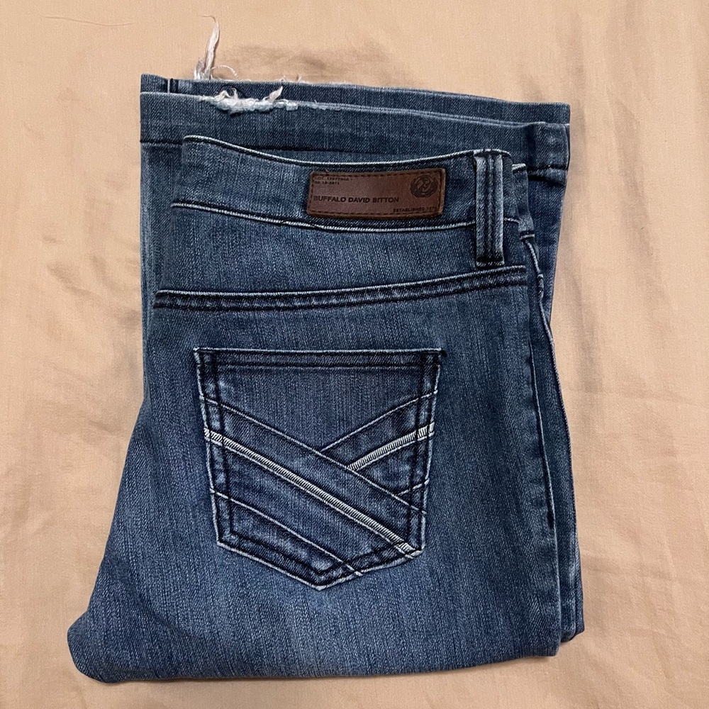 Buffalo David Bitton Jeans, Flare Boot Cut Blue Jeans